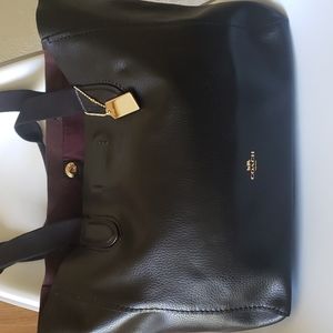 BNWT Black Coach Tote Bag